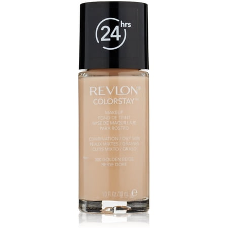 Revlon Colorstay for Combo/Oily Skin Makeup, Golden Beige [300] 1 oz (Pack of 6)