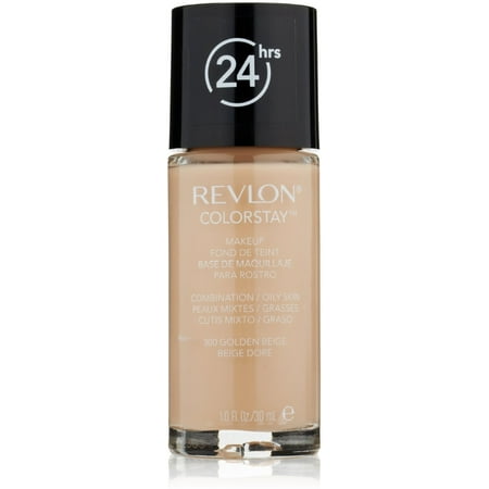 Revlon Colorstay for Combo/Oily Skin Makeup, Golden Beige [300] 1