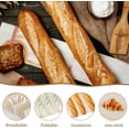 thumbnail image 4 of NOGIS 2Pcs Professional Bakers Couche Extra Large 18x30 Inch,Heavy Duty Linen Pastry Proofing Cloth for Bread Dough Baking,Thick Baking Bread Cloth for Baguettes,Loaves, 4 of 7