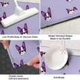 thumbnail image 3 of Purple Boston Terrier Puppy Kitchen Rug Mat,Kitchen Runner Rugs Non Skid Washable,Decorative Kitchen Floor Mats for Kitchen,Sink,Laundry,17"X47", 3 of 5
