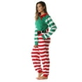 thumbnail image 3 of #followme Adult Christmas Bodysuit for Women Jumpsuit One-Piece Pajamas, 3 of 4