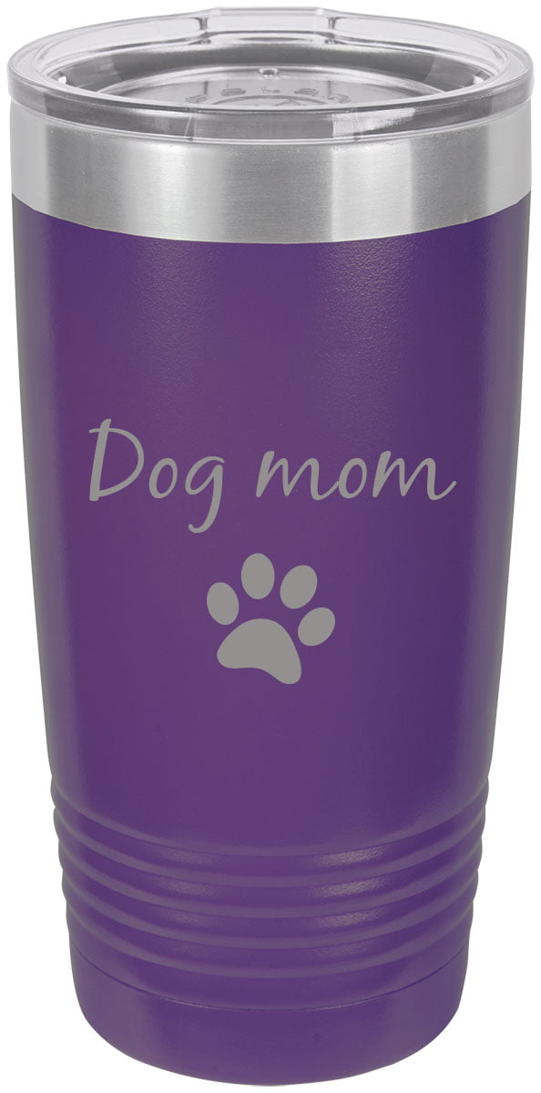 Funny 590ml Dog Themed Insulated Stainless Steel Tumbler with Lid for Dog Owner Coworker Aunt Daughter- Blue Cynophilist Onebttl Dog Mom Wine Tumbler Dog Lover Gifts for Women Dog Person