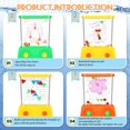 thumbnail image 3 of 6 Pieces Handheld Water Game Mini Arcade Water Ring Game Water Tables for Beach Toys Party Favor Fish Rings Fun Basketball Game for Teens Adults for Men Retro Pastime (Chic Style), 3 of 5