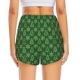 thumbnail image 2 of Lsque Christmas (2) Printed Women's Running Shorts with Liner Pockets,Elastic Quick Dry Workout Athletic Gym Yoga Shorts,Womens High Waist Shorts-Medium, 2 of 9