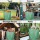thumbnail image 3 of Bolsa para desechos de jardín resellable de 120 l, plegable, independiente, con diseño de aluminio de 4 asas para una recolección eficiente de hojas, 3 of 5