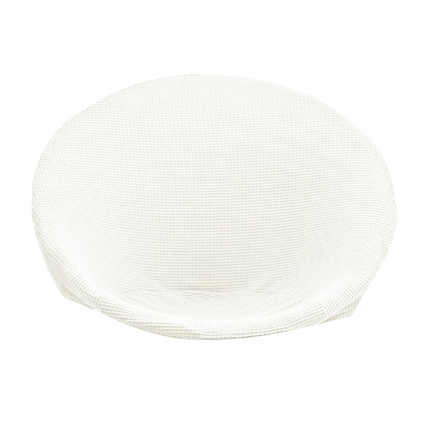Funda para silla con platillo de tela jacquard Funda extraíble para silla Moon blanco Sunnimix funda de asiento