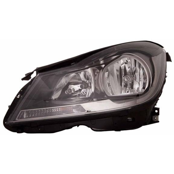 KAI New CAPA Certified Standard Replacement Driver Side Headlight Assembly, Fits 2012-2014 Mercedes C63 AMG 4-Door