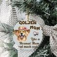 thumbnail image 3 of Golden Retriever Mom Like a Normal Mom Except Much Cooler Happy Mother's Day Ceramic Round Ornament Goldens Dog Lover Gifts Idea Home Tree Decor - 02004, 3 of 5