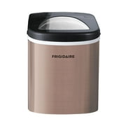 Frigidaire 26 lb. Bullet Ice Maker, Countertop Ice Machine with LED Control Panel, Copper Stainless Steel