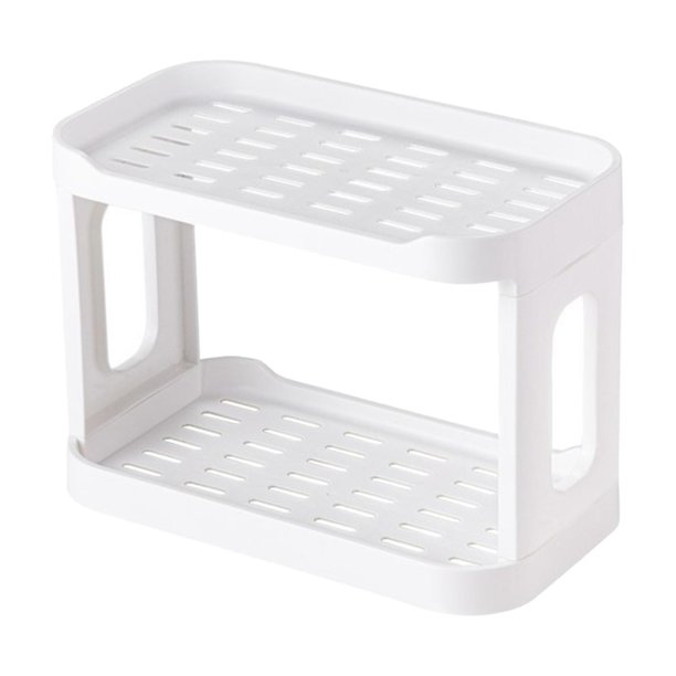 Estante de almacenamiento de escritorio Estante de almacenamiento de escritorio de doble capa Producto de cuidado de piel independiente Estante de almacenamiento de cosméticos para Fanmusic Estante de almacenamiento de escritorio