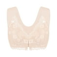 thumbnail image 5 of Bras for Women,Front Closure Lace Bralette With Adjustable Cups For Supportive And Comfortable Daily Wear,Sports Bras for Women,Beige,S, 5 of 5