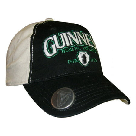 Guinness Men's Beer Hat with Bottle Opener -One Size Black, Tan