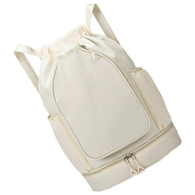 Basketball Backpacks Sports Gym Bag with Dry Wet Separation Fitness Bag Large Capacity Tennis Bag Drawstring Backpacks Sky Blue
