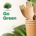 thumbnail image 4 of HLONK [360pcs Birch Wood Utensil Set] 360pcs Birch Wood Disposable Utensil Set - Includes 120 Spoons  150 Forks  150 Knives - Perfect for Dinner Parties  Camping  and Events, 4 of 5