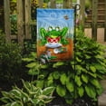 thumbnail image 2 of Carolines Treasures APH0520GF Frog Happy Plate Flag Garden Size, 2 of 3
