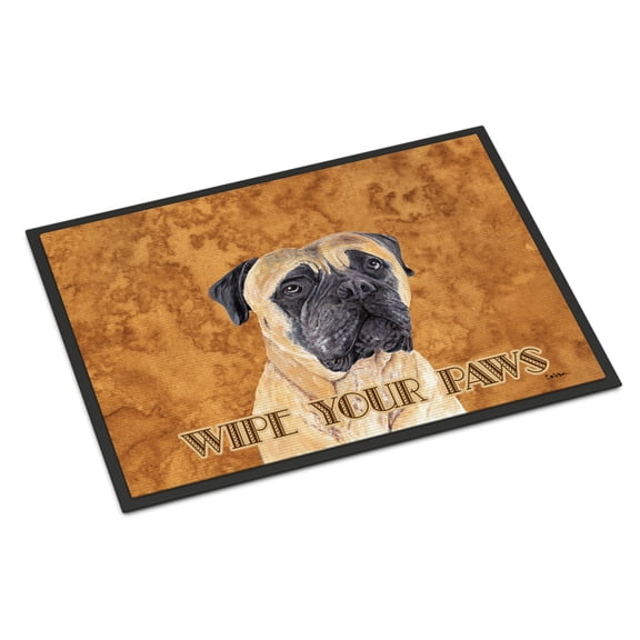 Carolines Treasures SC9125JMAT Mastiff Door Mat Indoor Rug or Outdoor Welcome Mat 24x36 Doormat 36"L x 24"W multicolor