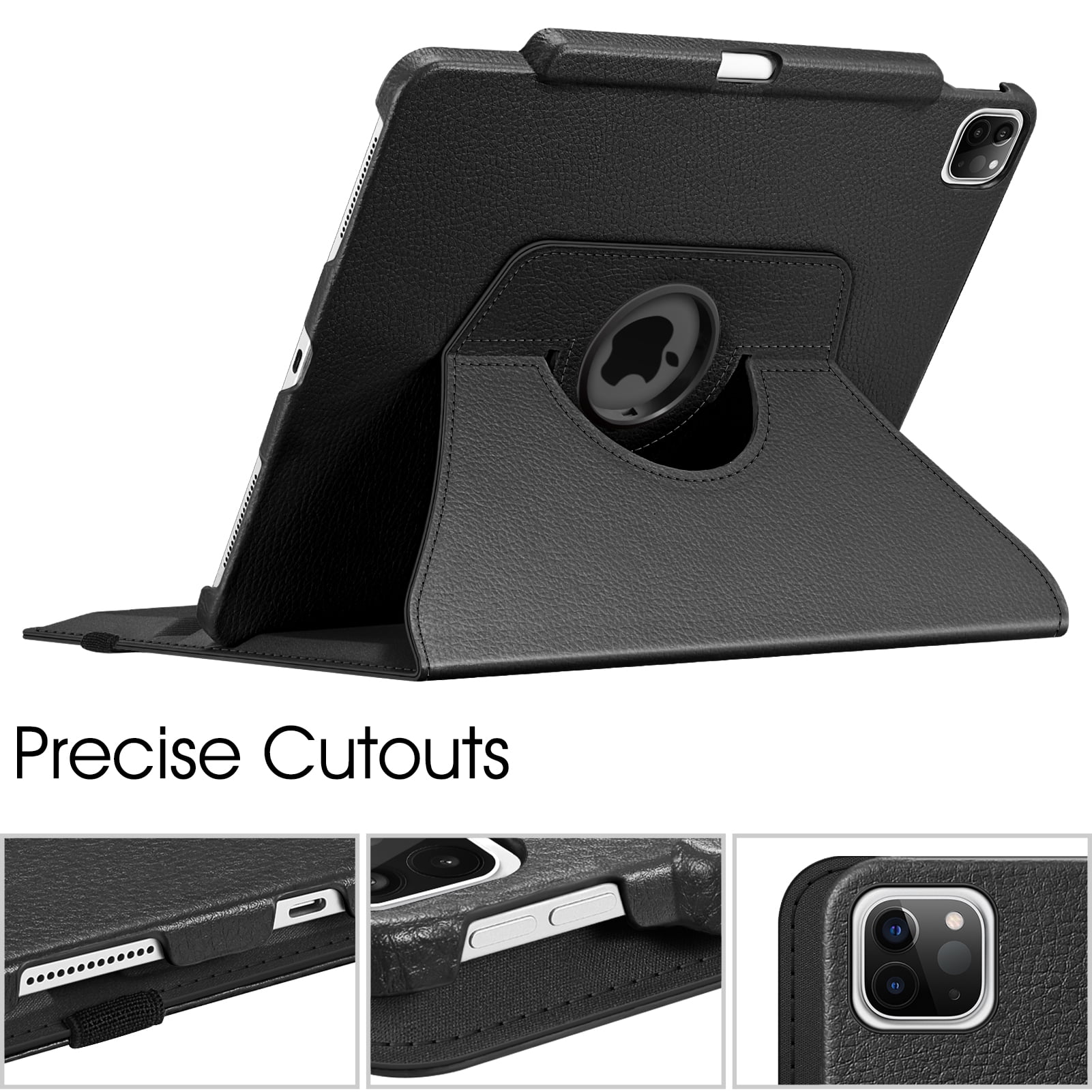 Fintie Swivel Case for iPad Pro 12.9 (2021/2020/2018) - 360 Degree Rotating Protective Cover w/Pencil Holder for iPad Pro 12.9-inch 5/4th/3rd Generation
