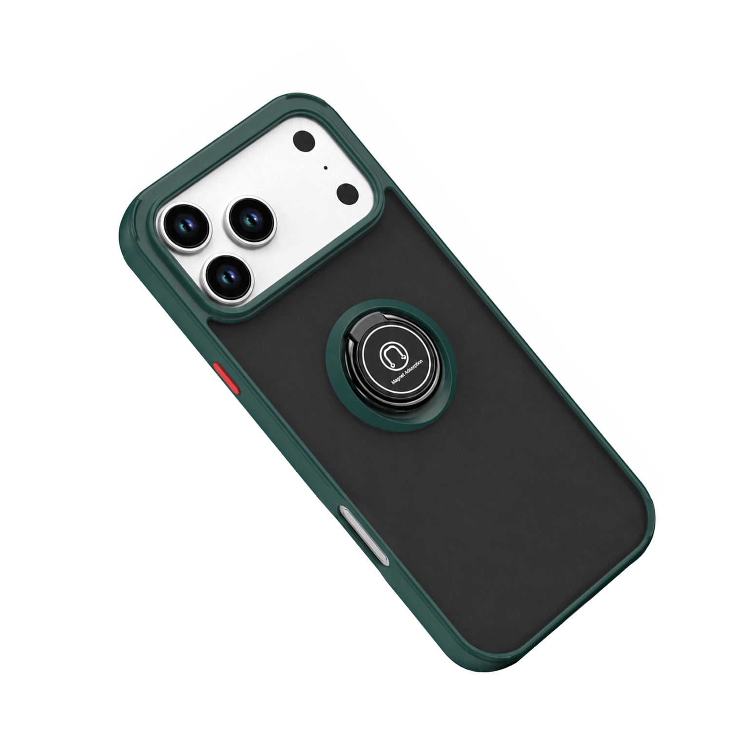 Hard Back Soft Edge Protective Case with I-Ring for iPhone 17 Pro Max