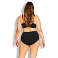 thumbnail image 2 of Avenue Women's Plus Size Modern Cotton Spandex Brief 3-Pack, 2 of 5