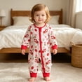 thumbnail image 2 of larppty Baby Girl Romper Infant Long Sleeve Jumpsuit for Toddler Girls Newborn Outfits, 2 of 7