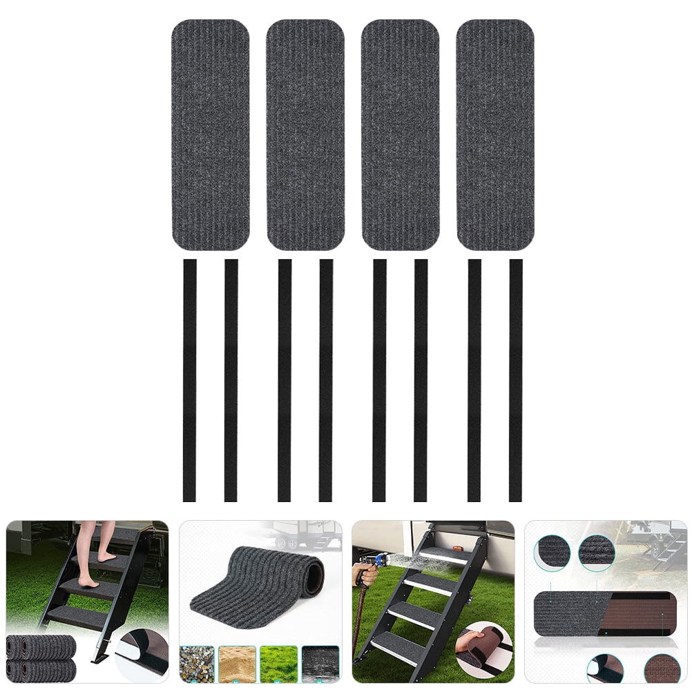 Rv step covers 4pcs RV Step Covers Camper Step Covers Camper Step Stabilizer Travel Trailer