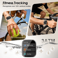 thumbnail image 5 of Smart Watch for Men Women, 2026 New 1.91" HD Smartwatch Fits for Android iPhone, Fitness Tracker with Bluetooth Answer/Make Calls/120+Sports Modes/IP68 Waterproof/Sleep/Pedometer, perfect gift Sliver, 5 of 8