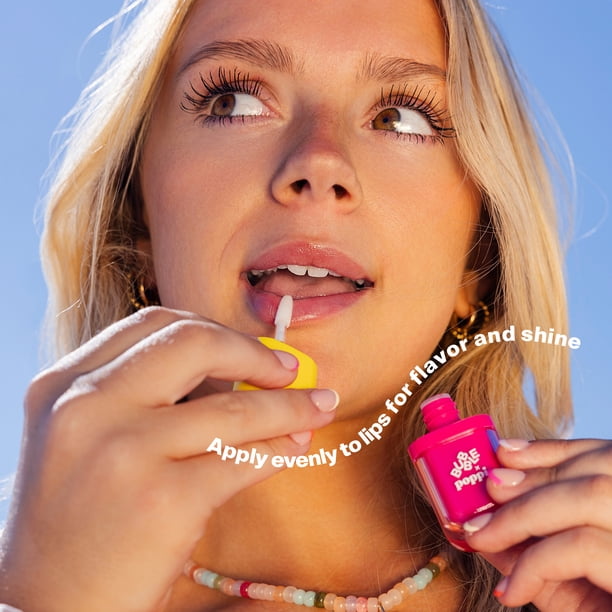 BUBBLE x poppi Talk Back Strawberry Lemon Lip Serum, 4.5ML