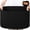Black, variant on Large Woven Basket, 108 L Blanket Basket for Living Room, Nursery Bin for Toys Organizing & Laundry, Cotton Rope Hamper with Leather Handle, 25’’*16’’*16’’ Black