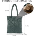 thumbnail image 4 of LinYooLi Quilted Tote Bag for Women, Soft Puffer Bag Winter Lightweight Trendy Rhombus Shoulder Hobo Bag Casual Purse, 4 of 6