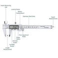 thumbnail image 2 of 150mm Stainless Steel Digital Electronic Caliper Measuring Tools,Extra Large LCD Display Inch, 2 of 5