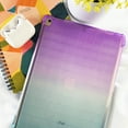 thumbnail image 5 of KIQ Gradient TPU Case Designed for 10.2 iPad 9th Gen Case (2021) / 8th Gen (2020) /7th Gen (2019) Case, Slim Soft Lightweight Flexible Transparent TPU - Purple Green, 5 of 6