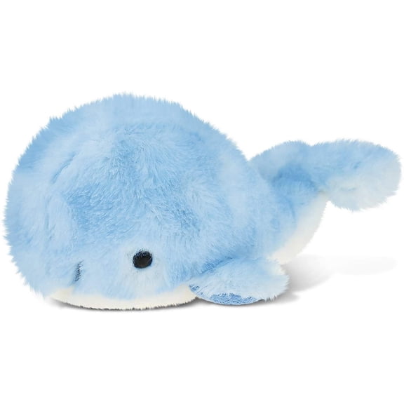 DolliBu Super Soft Stuffed Animal Blue Whale Plush Toy - 7 Inches