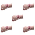 thumbnail image 2 of Matsuzay Wrist Flower Wedding Supply Accessories Art Props Layout Corsages Decorations Crafts Bracelets Marriage Flowers Hand Party Dance 9.00*7.00*0.80 cm 5Conjunto, 2 of 6