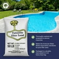 thumbnail image 3 of Palmetto Filter Sand for Residential and Commercial Pool Sand Filters, 50 lb Bag, 56 Pack, 3 of 7