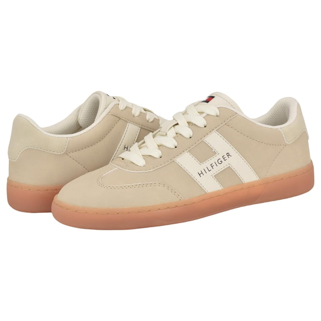 Zapatillas Tommy Hilfiger Maisie Gris Claro con Cordones Talla 10 M