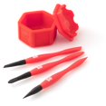 thumbnail image 1 of Set de brochas y aplicadores de pegamento Sili, antiadherente, microsilicona, 1 of 7