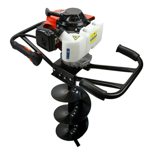 XtremepowerUS 63CC 2Man Post Hole Digger Gasoline Powered Earth Auger w/ Handle 3HP EPA (Motor