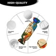 thumbnail image 5 of Salouo Stained Glass Cat Art Pattern Cute Bolster Pillow,Cylindrical Pillow Long Pillow for Bed Round Side Pillow for Knee/Leg/Neck ,- Length 24.4" x 9.8" Diameter, 5 of 8