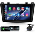 thumbnail image 1 of Radio Estéreo Para Automóvil 2G + 32G Para Mazda 3 2010 2011 2012 2013-1280 * 800 Pantalla Táctil De Radio Para Automóvil De 9 Pulgadas Con Carplay Inalámbrico Y Android Auto Gps Wifi Bluetooth Fm Cám, 1 of 5