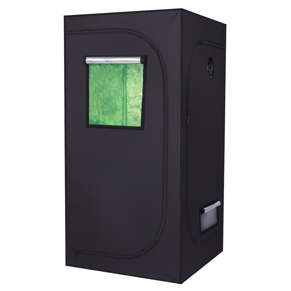 for sale online VIVOSUN Mylar Hydroponic Grow Tent with Observation Window 48 x 48 x 80in 
