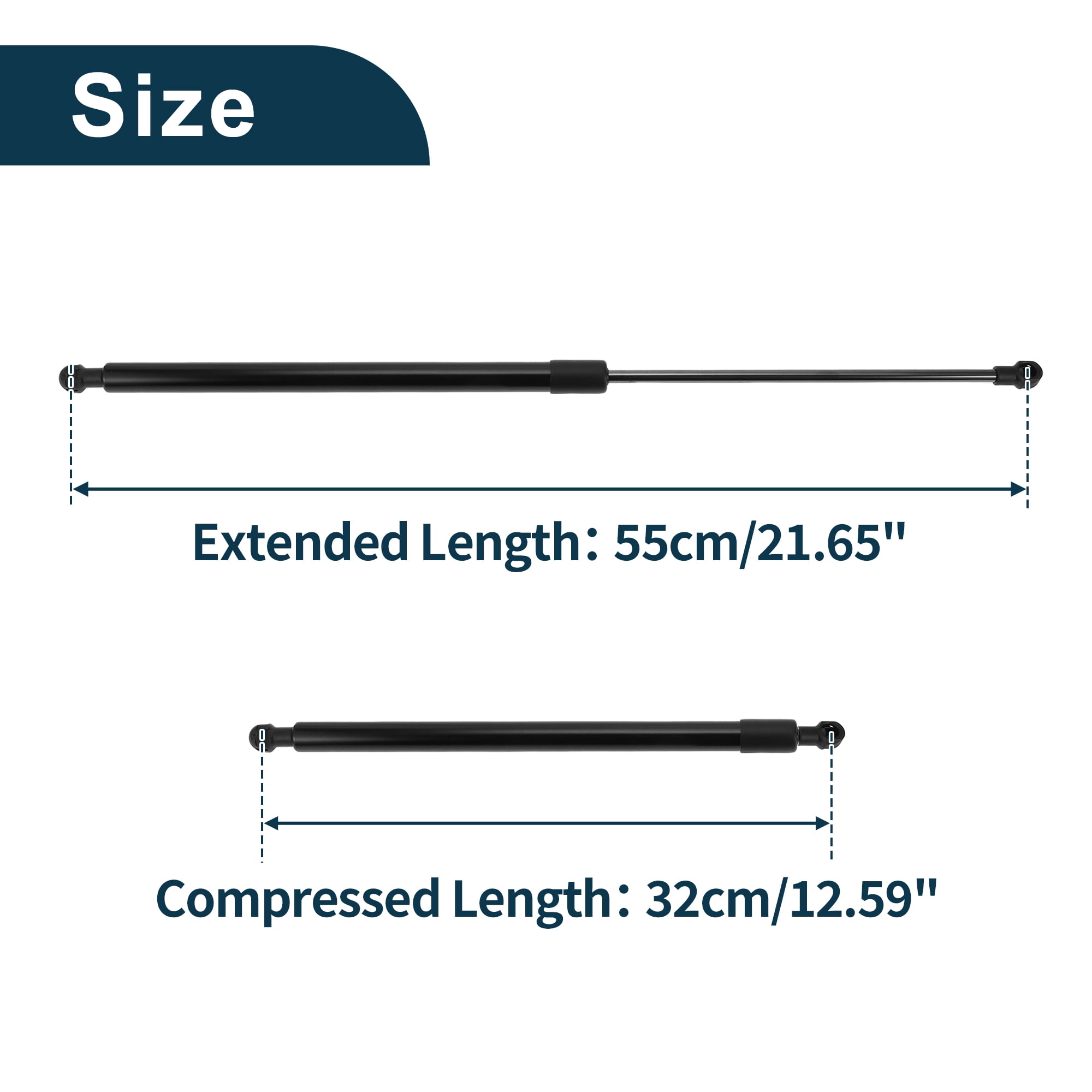 Unique Bargains 2Pcs Lift Supports for BMW E93 328i 335i M3 2007-2013 Convertible