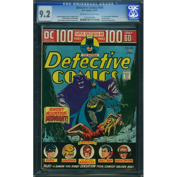 Detective Comics #440 - CGC 9.2 Comic Book