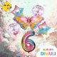 thumbnail image 2 of Butterfly Balloon Birthday Decoration 6 Years Set - Butterfly Balloons, Butterfly Party, Number 6 Balloon Pink Rainbow, Foil Balloon Animals Happy Bir, 2 of 4