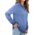 thumbnail image 3 of MOSHU Cotton Womens Sweatshirts Crewneck Long Sleeve Shirts Acid Wash Fall Tops Casual Vintage Gradient Sweatshirts for Womens, 3 of 9