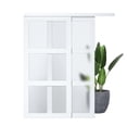 thumbnail image 3 of 72" x 80" (2 Sets of 36") 3-Lite Frosted Glasses Pantry Closet Sliding Door Panels Only, 3 of 7