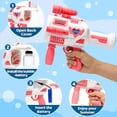 thumbnail image 3 of Pistola de burbujas Nicojoy Bubble Gun con 4 unidades de ventilador y solución de 90 ml, 3 of 6