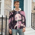 thumbnail image 3 of Kamado Nezuko Zip Up Hoodies Unisex Realistic 3D Print Sweatshirt Long Sleeve Hooded Jacket Coat M, 3 of 8