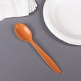 thumbnail image 2 of Karat PP Plastic Extra Heavy Weight Tea Spoons - Orange - 1,000 ct, 2 of 8