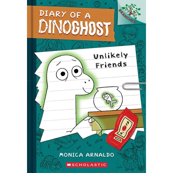 Diary of a Dinoghost Unlikely Friends: A Branches Book (Diary of a Dinoghost #1), (Paperback)