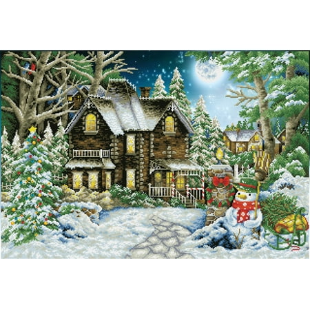 UPC: 4895225912551 | DIAMOND DOTZ® Winter Wonderland Diamond Painting Kit